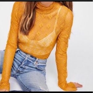 Free People Lace Layering Top